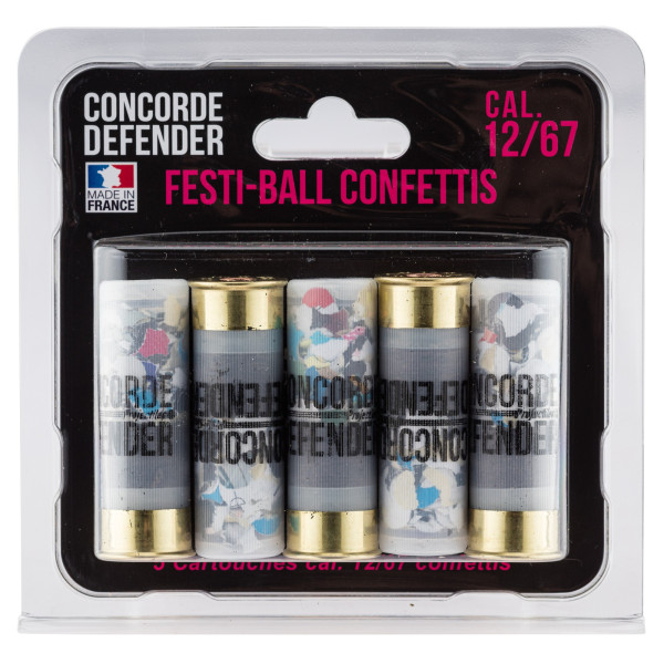 Cartouches Festi-Ball 12/67 : Éclatez vos fêtes avec des confettis !