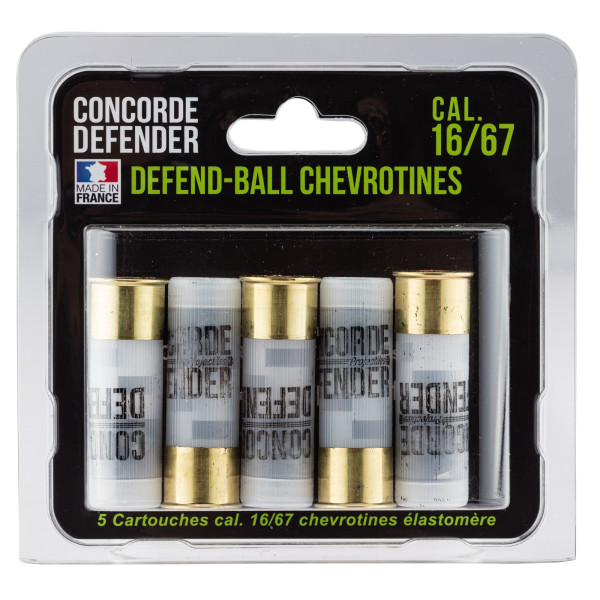 Cartouches Defend-Ball 16/67 : Sécurité optimale à courte portée