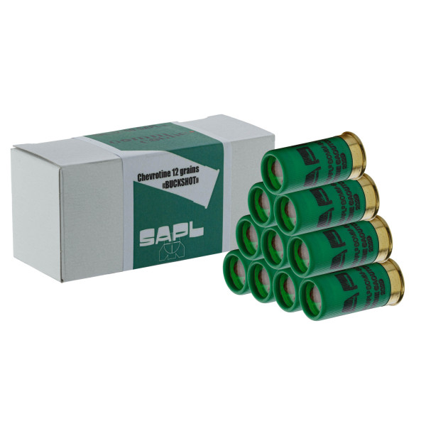 Munition Chevrotine 12/50 : Sécurité Non-Létale à 30m