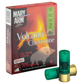 Cartouches Mary Arm Volcano Cal. 12/70 - Précision et Vitesse Inégalées