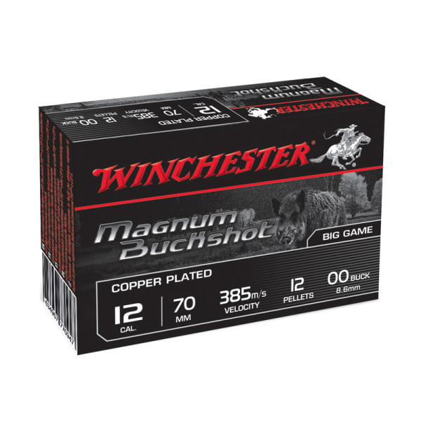 Cartouches Winchester 12/70 : Impact puissant pour grand gibier
