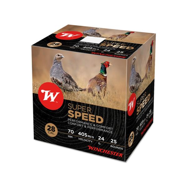 Cartouches Winchester Super Speed 28/70 - Vitesse et Précision Maximales