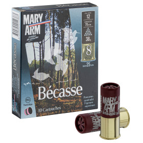 Cartouches Mary Arm Bécasse 38 BG - Précision et Impact Optimal