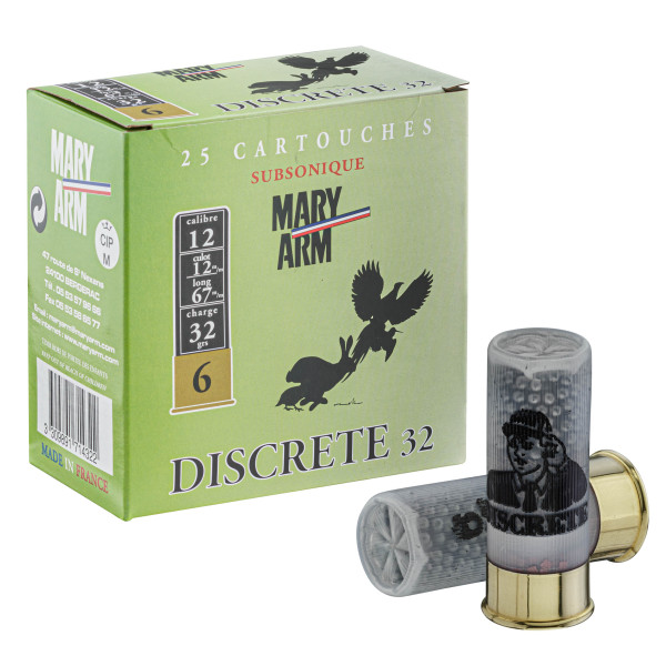 Cartouches Mary-Arm Subsoniques 12/67 : Discrétion et Puissance