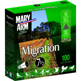 Cartouches Mary Arm Migration 12/70 : Précision et confort pour chasseurs d'oiseaux migrateurs