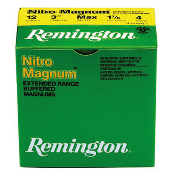 Cartouches Remington Nitro Magnum 12/76 : Puissance et Précision Longue Distance