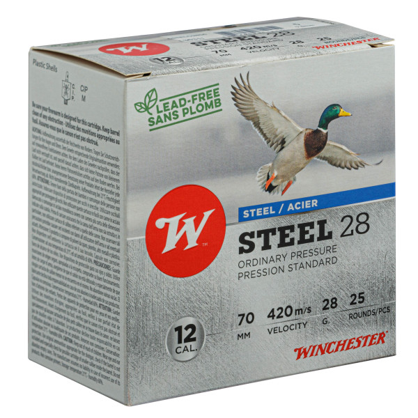 Cartouches Winchester 12/70 Acier #5 - Puissance et Précision pour Gibier d'Eau