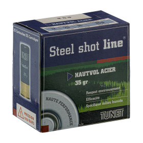 Cartouches Tunet Acier 12/70 HP 35g - Puissance et Sécurité Maximales