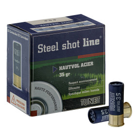 Cartouches Tunet Acier 12/70 HP 35g - Puissance et Sécurité Maximales