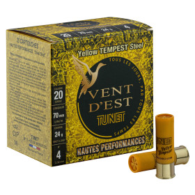 Cartouches TUNET Yellow TEMPEST 24g - Puissance et Précision Acier