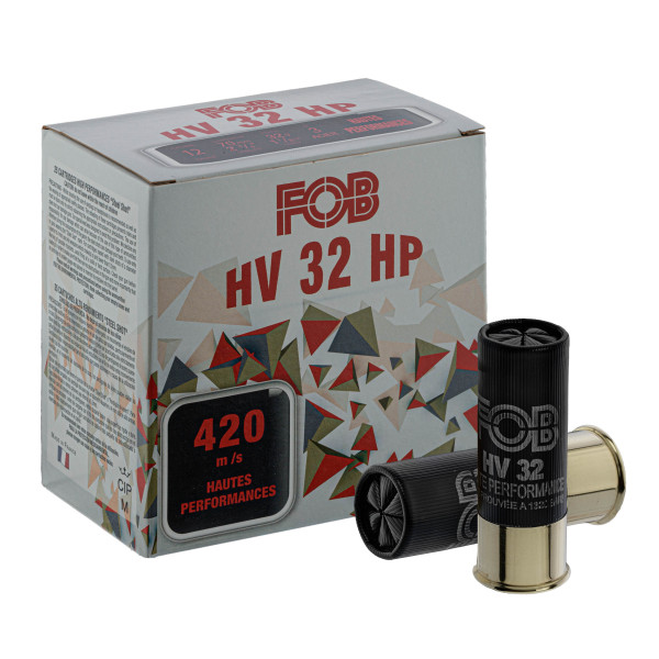 Cartouches Fob HV Acier Cal. 12/70 : Puissance et Précision en Zones Humides