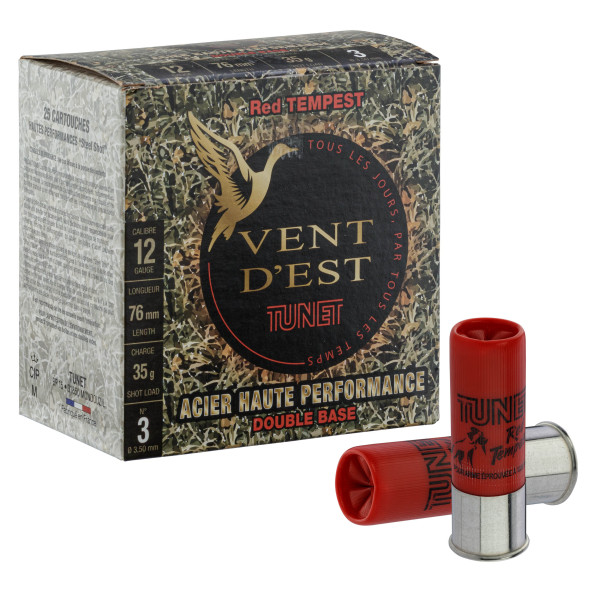 Cartouches TUNET Red Tempest 12/76 : Puissance et Précision en Zones Humides