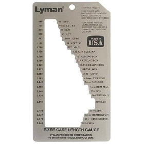 Mesurez avec précision vos étuis : Lyman E-Zee Case Gauge fiable et rapide