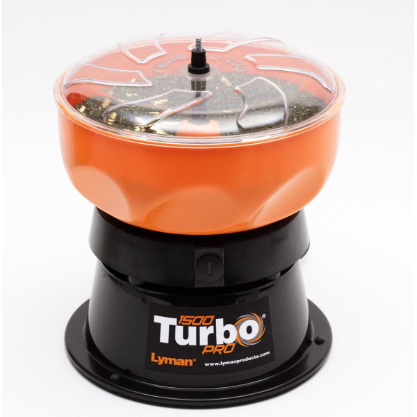 Nettoyez jusqu'à 500 douilles efficacement avec le Tumbler Lyman Turbo Pro 1500