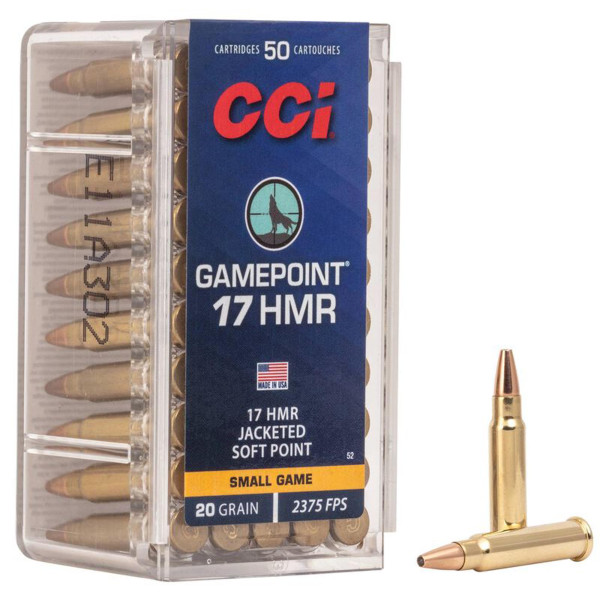 Cartouches CCI .17 HMR 20 grains : Précision et Impact Maîtrisé