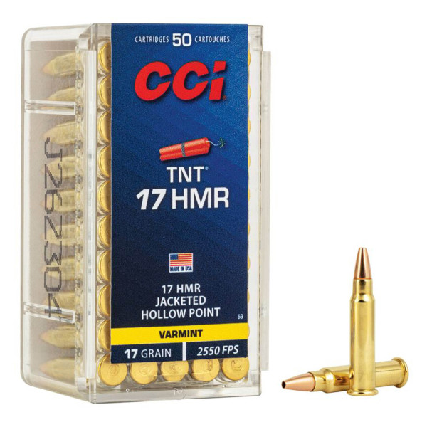 Cartouches CCI .17 HMR : Précision et Expansion pour Petit Gibier
