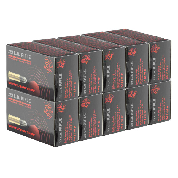 Munitions GECO .22 LR 40 gr : Précision et Silence Subsonique