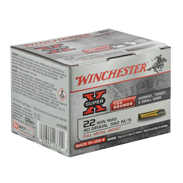 Munitions .22 Win Magnum : Précision et Puissance en 150 Cartouches