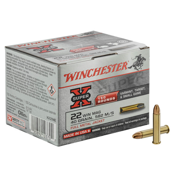 Munitions .22 Win Magnum : Précision et Puissance en 150 Cartouches