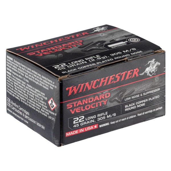 Cartouches 22 LR Black Copper : Précision et Pénétration Optimales