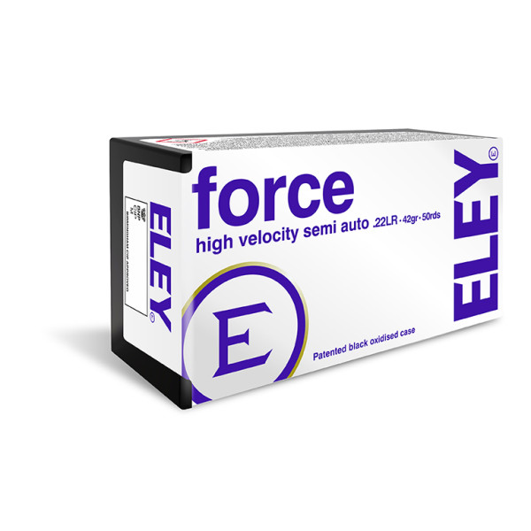 Cartouches Eley .22 LR Force : Fiabilité et Précision pour Semi-Auto