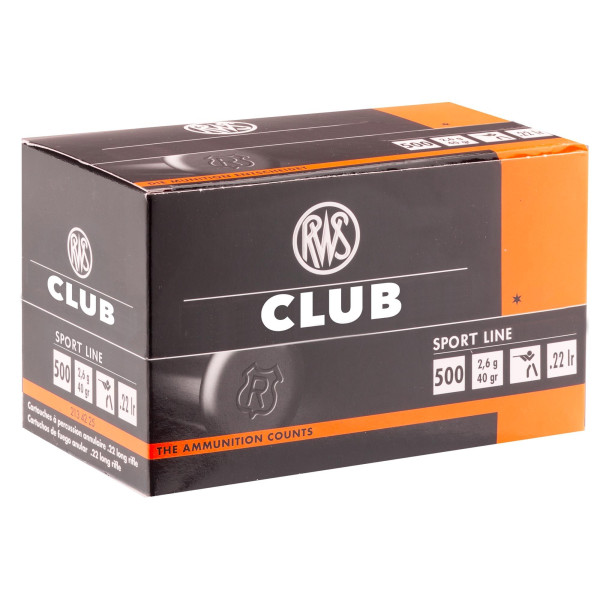 Cartouches .22 LR RWS Club : Précision et Économie pour Tireurs