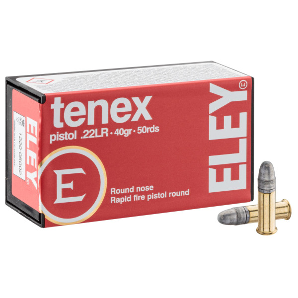 Cartouches Eley Tenex .22 LR : Précision Olympique pour Pistolets