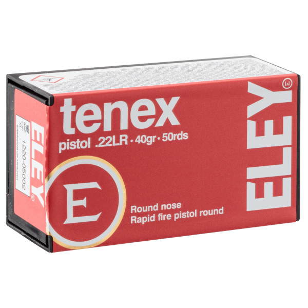 Cartouches Eley Tenex .22 LR : Précision Olympique pour Pistolets