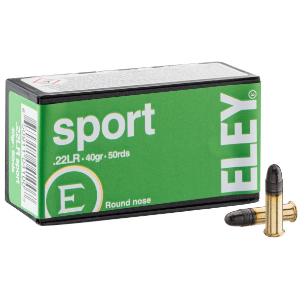 Cartouches Eley Sport .22 LR : Précision et Longévité Assurées