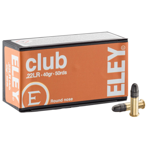 Cartouches Eley Club .22 LR : Précision Ultime pour Tir Sportif
