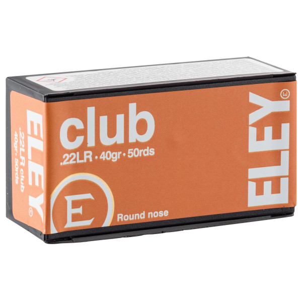 Cartouches Eley Club .22 LR : Précision Ultime pour Tir Sportif