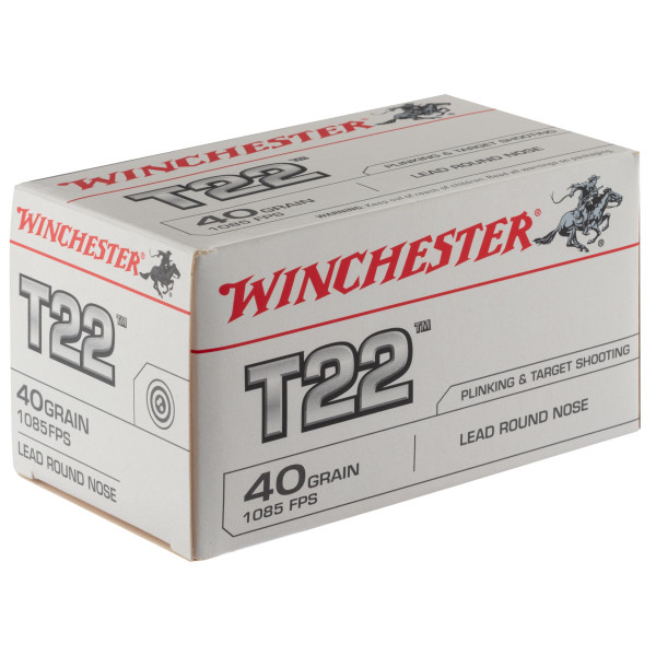 Cartouches Winchester T22 .22 LR : Précision et Stabilité Exceptionnelles