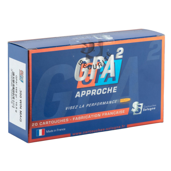 Cartouches Sologne .300 WM GPA² : Puissance et Précision Écologique