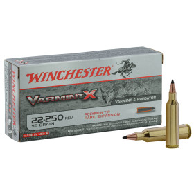 Winchester 22-250 REM Varmint-X : Précision et Impact Puissant