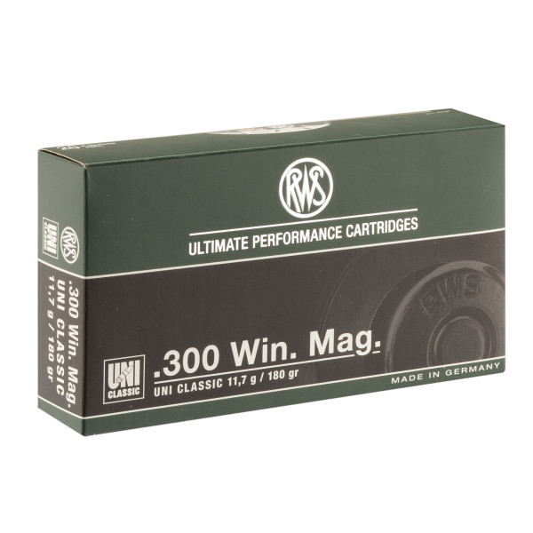 Munitions RWS .300 Win Mag 181 gr : Précision et Puissance pour Gros Gibier