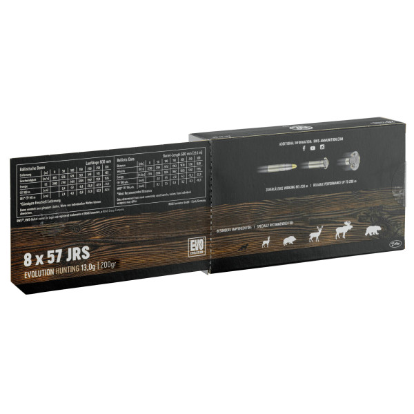 Cartouches RWS 8x57 JRS : Puissance et Précision pour Gros Gibier