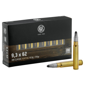 Munitions RWS 9.3x62 UNI Classic : Puissance et Précision pour Gros Gibier