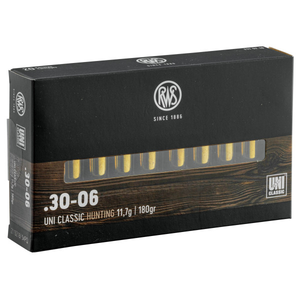 Munitions RWS 30-06 UNI Classic : Puissance et Précision Fiables