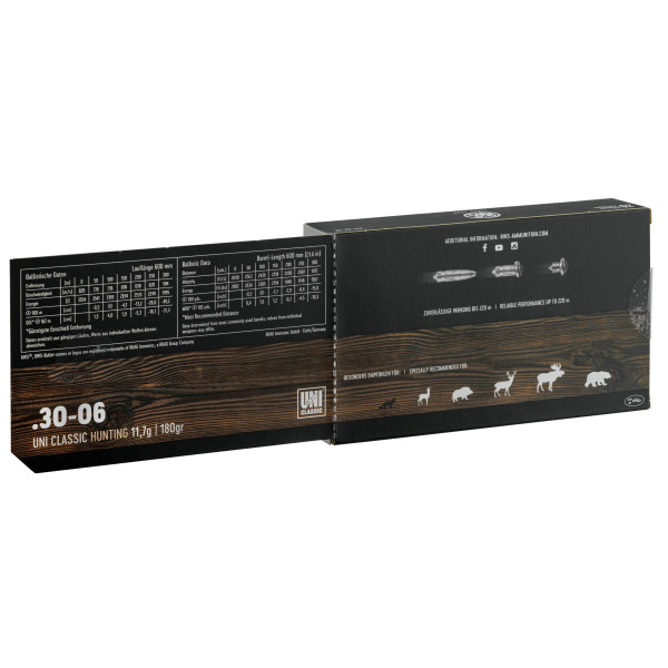 Munitions RWS 30-06 UNI Classic : Puissance et Précision Fiables