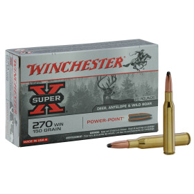 Winchester .270 Win 150 gr : Puissance et Précision pour Grand Gibier