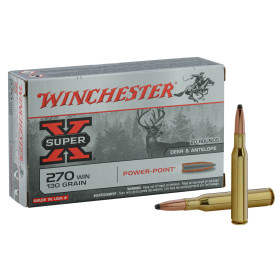 Winchester .270 Win 130 gr : Puissance et Précision pour Grand Gibier