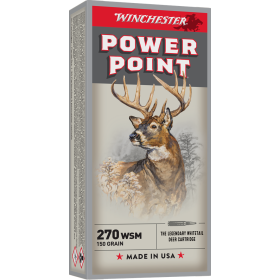Winchester .270 WSM 150 gr : Précision et Puissance pour Grand Gibier