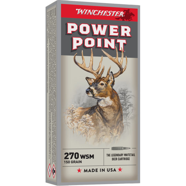 Winchester .270 WSM 150 gr : Précision et Puissance pour Grand Gibier