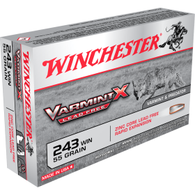 Cartouches Winchester Varmint-X .243 : Puissance éco-responsable