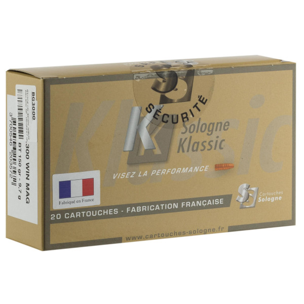 Munitions Sologne .300 Win. Mag. : Puissance et Précision Inégalées