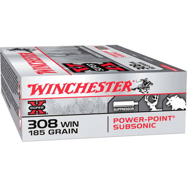 Winchester Subsonic .308 Win : Silence et Précision à Chaque Tir