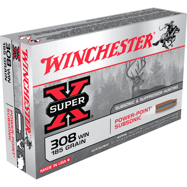 Winchester Subsonic .308 Win : Silence et Précision à Chaque Tir