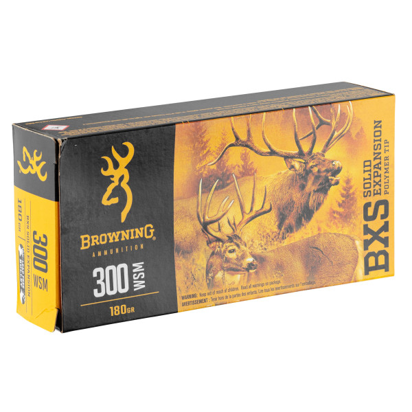 Browning .300 WSM BXS 180 gr : Puissance et Précision Ultimes