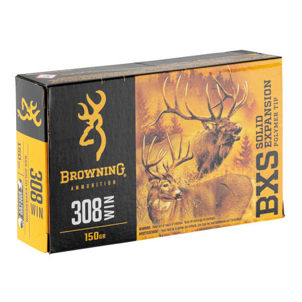 Browning .308 Win BXS 150 gr : Puissance et Précision pour Grand Gibier