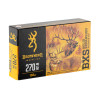 Browning .270 Win BXS 130 gr : Puissance et Précision pour Grand Gibier